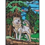 Divers . Le Loup - crayons inclus - 28 x 37 - &agrave; colorier autre