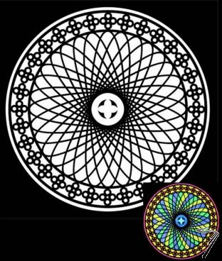 Divers . Mandala Ego - 12 feutres inclus - 32 x 32 cm - � colorier autre