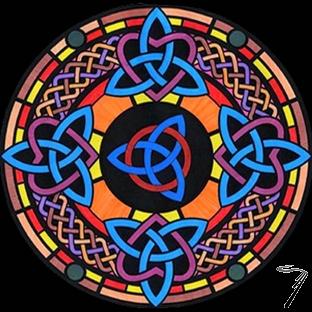 Divers . Mandala celtique Triqueta - 12 feutres inclus - 28 x 37 cm - � colorier autre