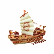 Divers . Navire Tower Ship Louchuan - kit en bois - 88 pi&egrave;ces &agrave; assembler - 33x20.5x27 cm - &agrave; partir de 6 ans   autre
