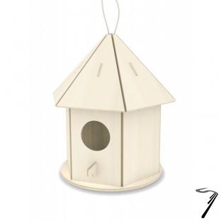 Divers . Maison � oiseaux � monter - 19 pi�ces - 145 x 140 x 180 mm autre