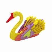 Divers . Cygne - kit en bois &agrave; peindre - 4 pots de peinture et un pinceau inclus - 16x8.5x11.5 cm - &agrave; partir de 6 ans  autre