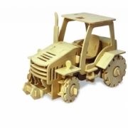 Divers . Tracteur radio commandé en bois 120 pièces à assembler - 22x19.5x15 cm - à partir de 6 ans autre