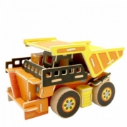 Divers . Dumper- kit en bois - 54 pi&egrave;ces &agrave; assembler - 17,1x9,8x10,3 cm - &agrave; partir de 6 ans  autre