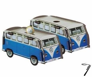 Volkswagen . bleu Tirelire kit en bois co certifi - 7 x 16x 7 cm - vendu par 1 autre