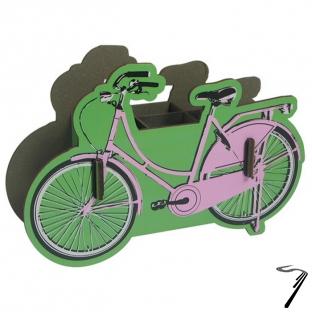 Divers V�lo rose Pot � crayons kit en bois �co certifi� - 12 x 20 x 5 cm V�lo rose Pot � crayons kit en bois �co certifi� - 12 x 20 x 5 cm autre