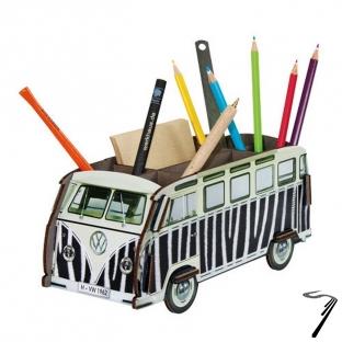 Volkswagen . z�br� Pot � crayons kit en bois �co certifi� - 11 x 22 x 10 cm autre