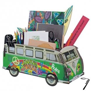 Volkswagen . vert hippie Organiseur de bureau kit en bois �co certifi� - 18,5 x 42 x 17,5 cm autre