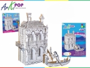 Divers . Venise en kit carton &agrave; colorier et &agrave; monter sans colle - 31 pi&egrave;ces - 27 x 21 x 40 cm autre