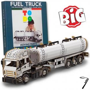 Divers . Camion citerne en kit carton � colorier et � monter sans colle - 158 pi�ces - 80 x 20 x 23 cm autre
