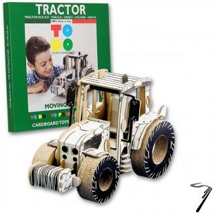 Divers . Tracteur en kit carton � colorier et � monter sans colle - 121 pi�ces - 33 x 18 x 23 cm autre